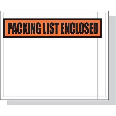 Packing list