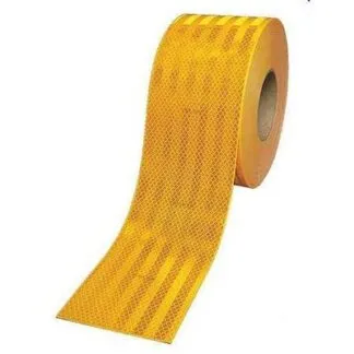 3M Diamond Grade Yellow 4"x 150' Conspicuity Marking Tape #983-71NL ES (4) Min.(1)