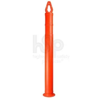 Delineator 42in Orange 2-3in White HiVis Bands Diamond Top No Base (100) Min.(50)