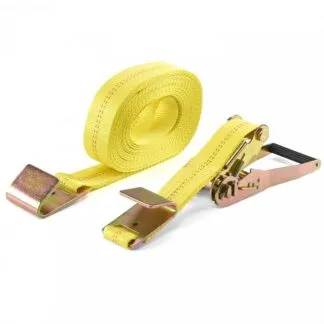 2"x 27' Flat Hook Ratchet Tie Down Strap PCC 3335lbs (10) Min.(1)