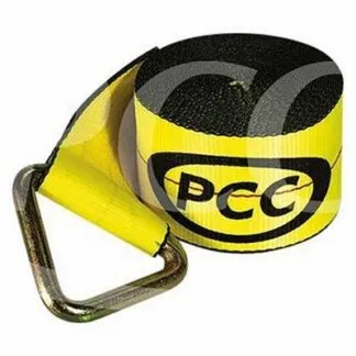 4"x 30' Winch Strap V Ring Yellow 6600LB (10) Min.(1)