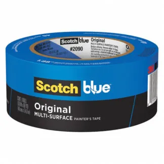 3M ScotchBlue #2090 1-1/2"x 60yd Painter's Masking Tape (16) Min.(1)