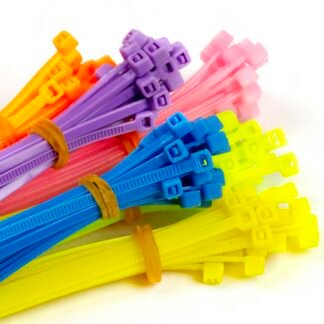 Multicolor cable zip ties